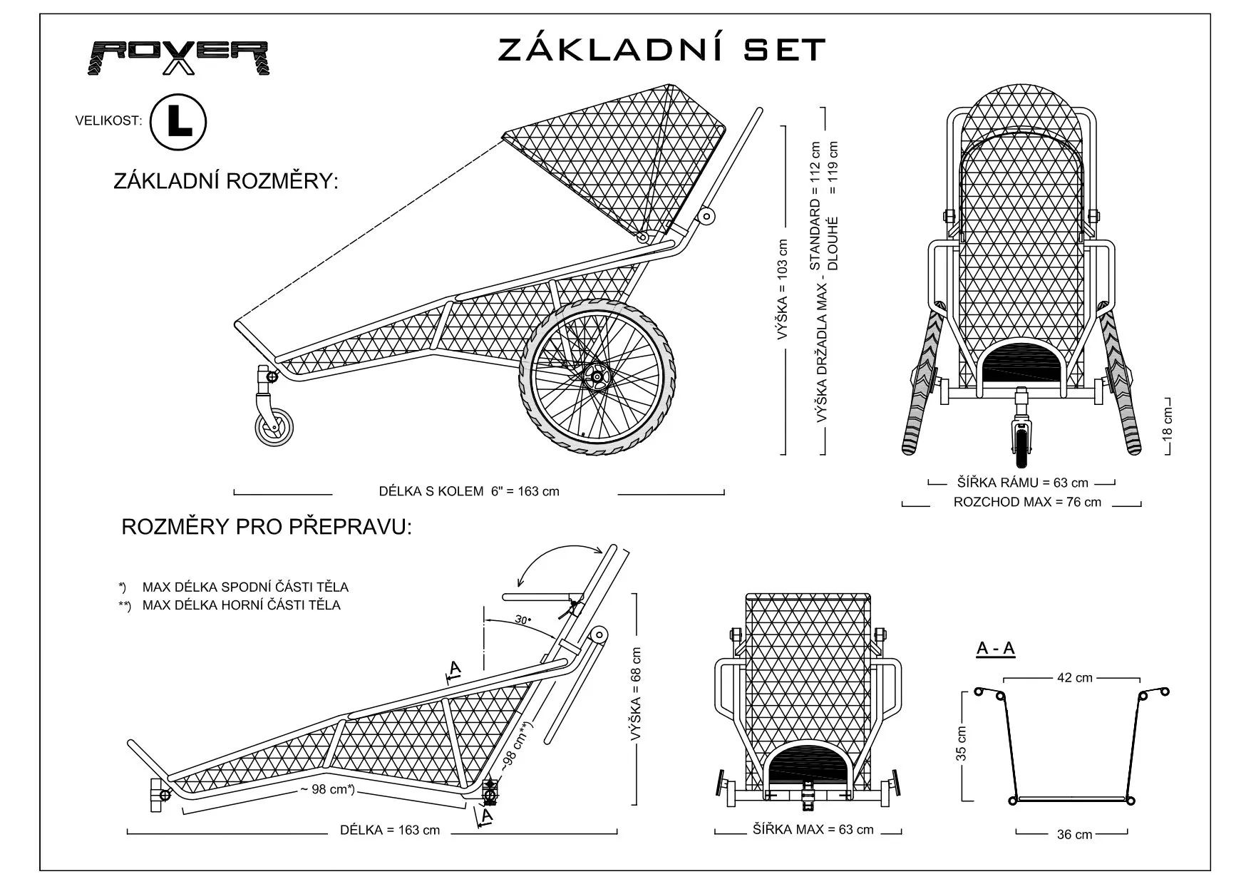 Technical drawing — All-in-One L Basic